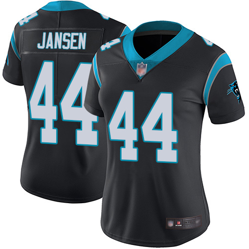 Carolina Panthers Limited Black Women J.J. Jansen Home Jersey NFL Football #44 Vapor Untouchable->carolina panthers->NFL Jersey